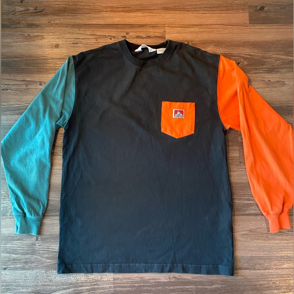 Ben Davis tricolor long sleeve shirt